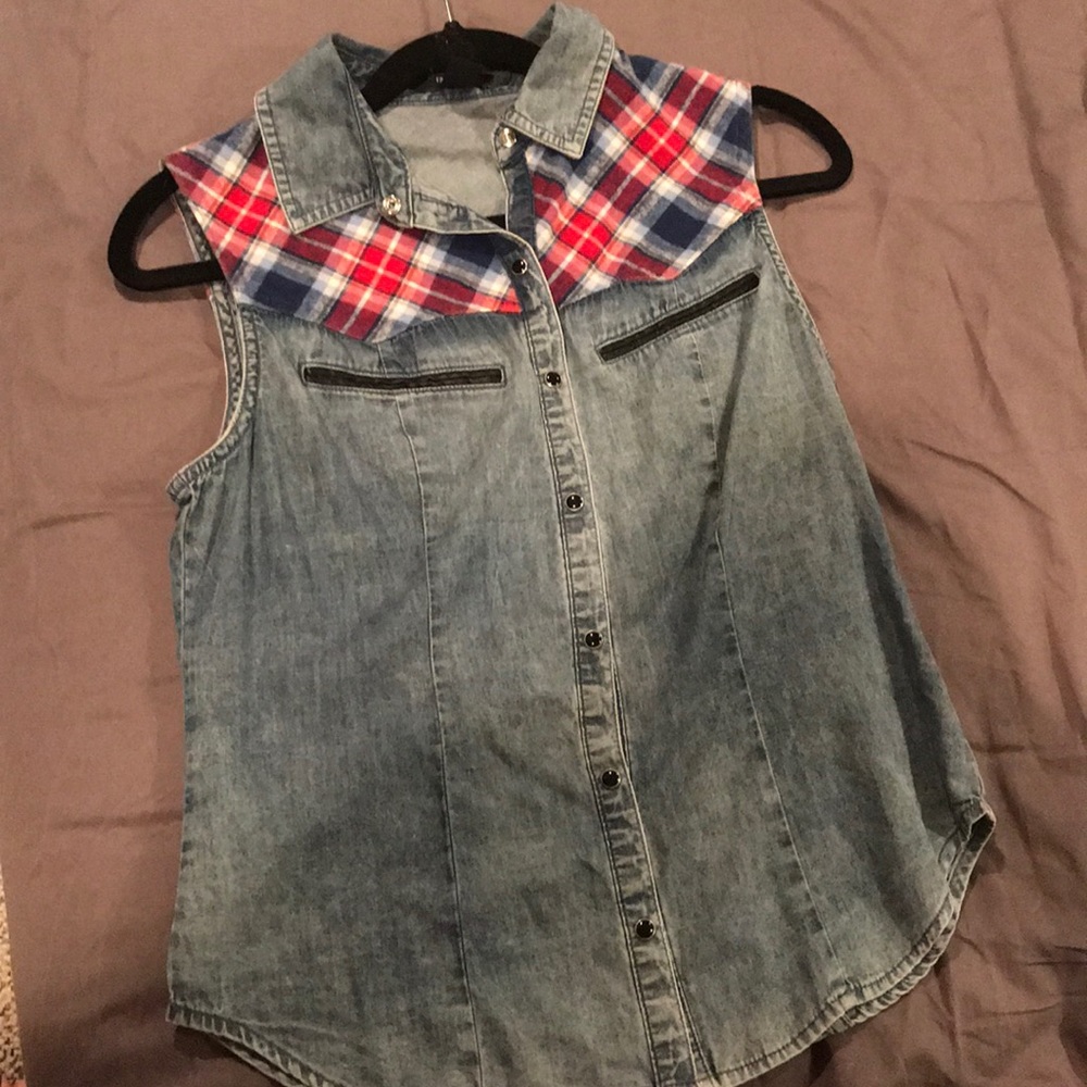 Forever 21 Denim Tank